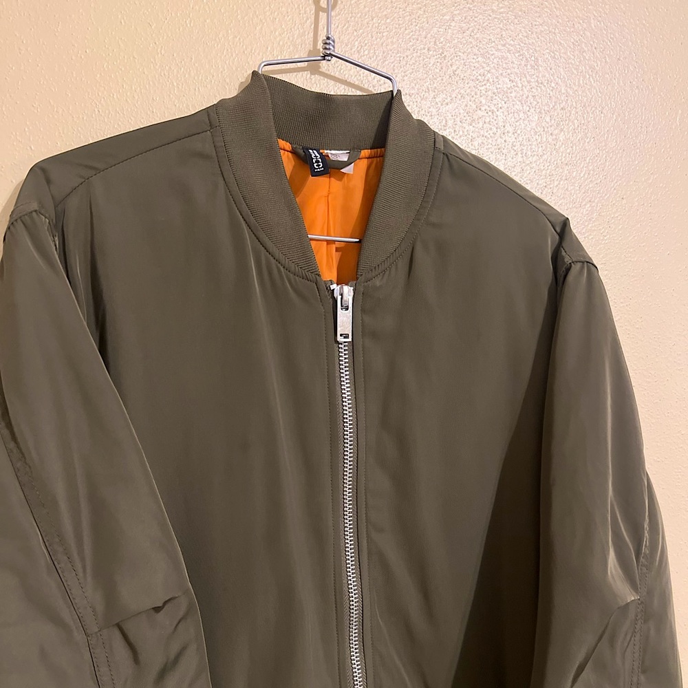 H&M Long Bomber Jacket